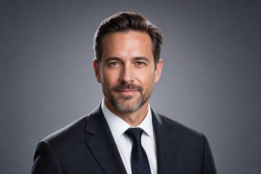 Professional studio portrait made with FocalYou